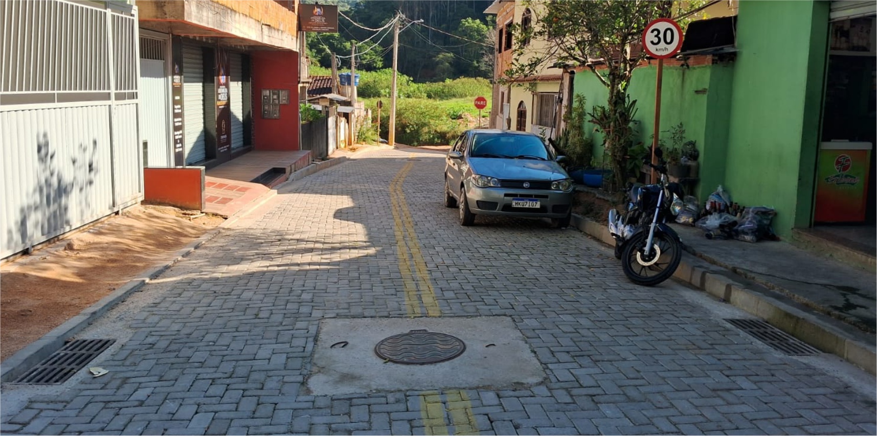 Prefeitura inaugura pavimentação na comunidade de Vargem Grande